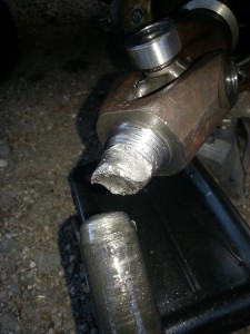 broken stub shaft